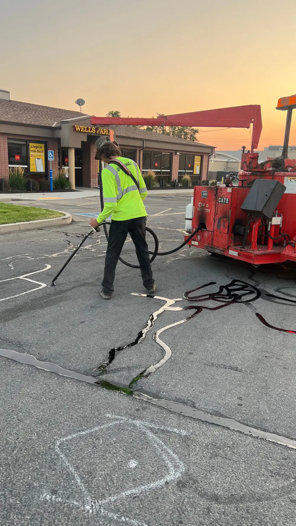 Finished Utah asphalt project
