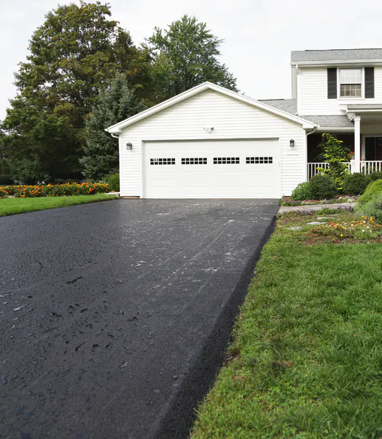 Representative commercial asphalt paving work