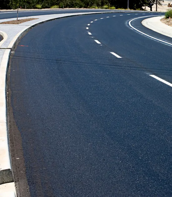 Road construction and asphalt paving service