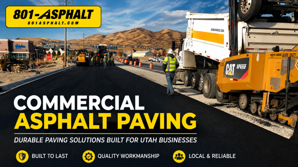 Commercial Asphalt Paving in Utah: What Property Owners Should Know Before Paving a Parking Lot
