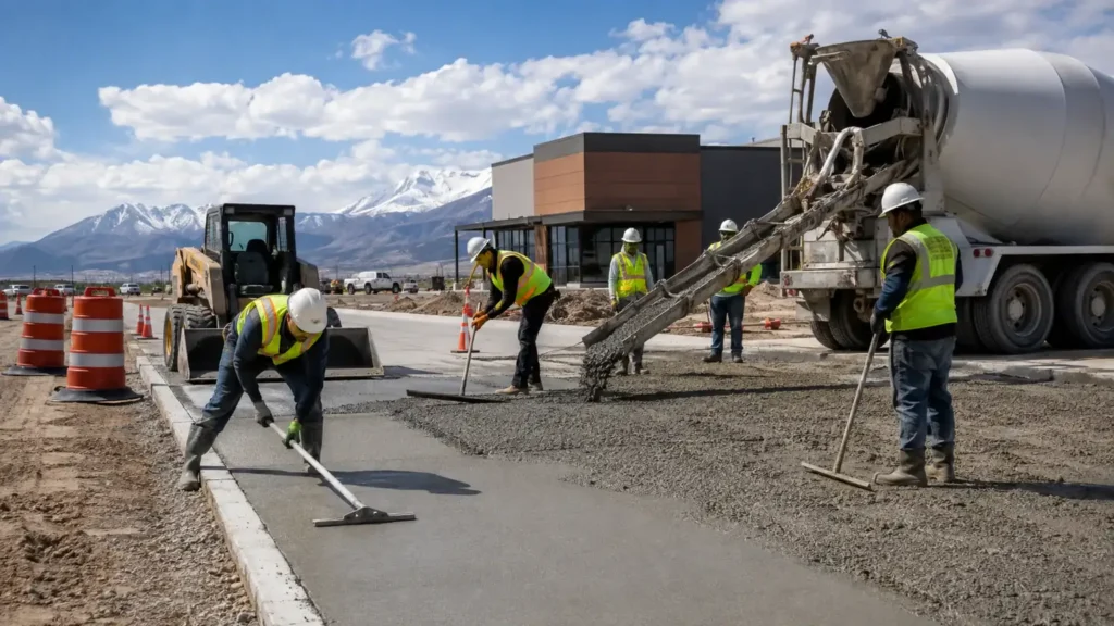 Concrete Paving & Repair in Eagle Mountain, Utah: 2026 Utah Costs, Slab Evaluation, Base Work, Joints and Cure Control